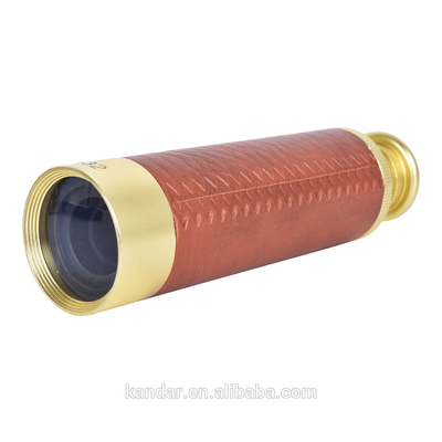 38x135mm Nautico portátil de latón Espejo de cristal Telescopio monocular Óptica ampliable 26X32