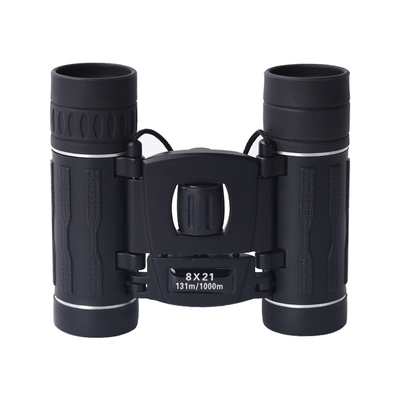 Compacto y duradero 8X21 Niños Binocular Niños Telescopio Centro de enfoque 2.6 Pupila de salida