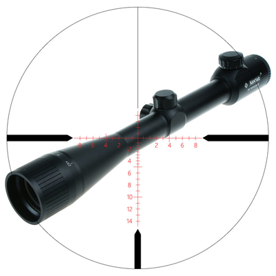 KH 10x42 AOE KANDAR Alcance con iluminación roja y diámetro de la lente objetivo de 42 mm