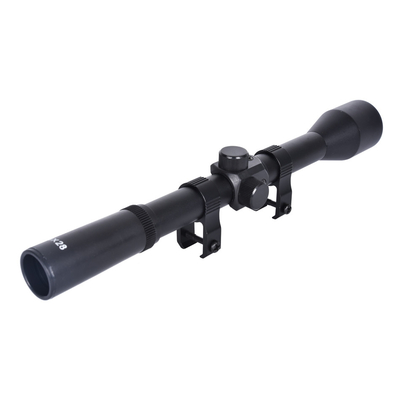Lente de objetivo de 28 mm R4 4x28 Mini Scope Vista óptica para la caza Máxima potencia de salida 0