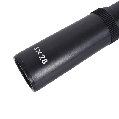 Lente de objetivo de 28 mm R4 4x28 Mini Scope Vista óptica para la caza Máxima potencia de salida 0