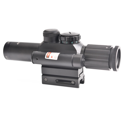 150 mm de longitud Negro 4 * 25 M6 Óptica de caza para los entusiastas de la caza