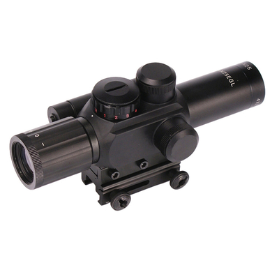 150 mm de longitud Negro 4 * 25 M6 Óptica de caza para los entusiastas de la caza
