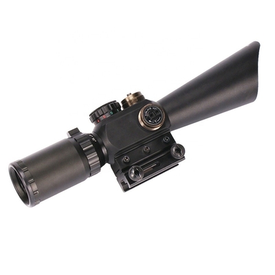 4X30EGL Alcance de caza con láser rojo y ajustes fáciles de viento/elevación