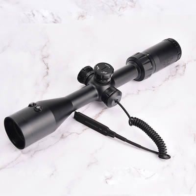 Objetivo óptico esencial ZOS 3-9x42 R6 Primer plano focal Objetivo con iluminación roja