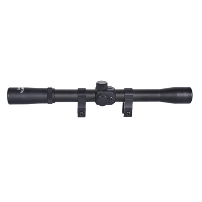Visión óptica de alcance pequeño 4x20 asequible para anillo de 22 mm y diámetro de tubo de 17 mm.