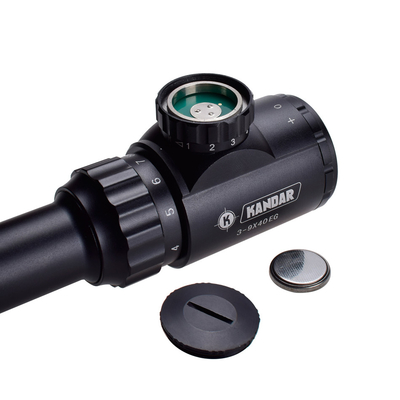 25Diámetro del tubo de.4mm A prueba de choques Caza 3-9x40EG Área óptica de alcance con competitivo