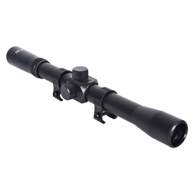 4x20 Mini Objetivo 22 Objetivos ópticos con anillos y monturas Campo de visión 4.6° 100yds Diámetro del tubo 17mm
