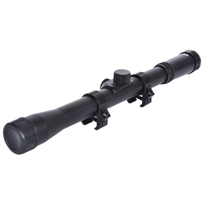 4x20 Mini Objetivo 22 Objetivos ópticos con anillos y monturas Campo de visión 4.6° 100yds Diámetro del tubo 17mm