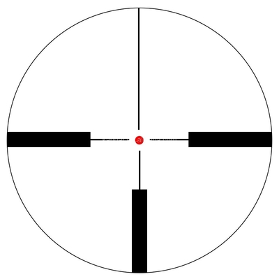 3-9x50E Espectro láser de caza de punto rojo con retículo iluminado y visión telescópica