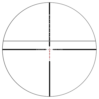Luz 3-12x40 SFIR enfoque lateral de alcance óptico para la caza 30mm Dia. tubo de una pieza