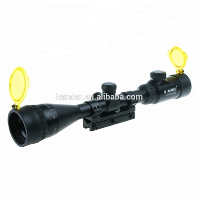 Alta definición 4-12X AOE Zoom Rojo Iluminado Vista 6.1°-1.9° Fiel de visión 100 yardas