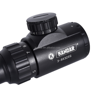 Capa de caza de aleación de aluminio 3-9x32EG con retícula iluminada y lente objetivo de 32 mm