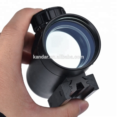 Lente de objetivo de 40 mm Knadar 1x40RD Red Dot Visión de precisión de aluminio de aleación óptica