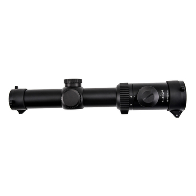 Equipo de caza al aire libre Visión óptica 1-4x24 IR 30 mm con diámetro de pupila de salida de 12,6 mm