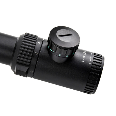 Equipo de caza al aire libre Visión óptica 1-4x24 IR 30 mm con diámetro de pupila de salida de 12,6 mm