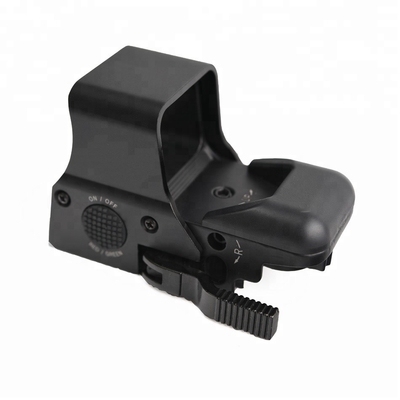 Fácil montaje 63 mm x 53 mm Reflex 4 Reticle Vista de punto rojo para la caza Diseño a prueba de golpes
