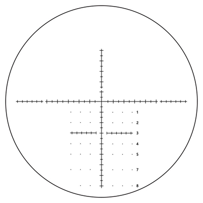 0 Potencia máxima de salida 2-16x44 SFIR Alcance de caza Luz Rojo Verde Vista óptica de largo alcance