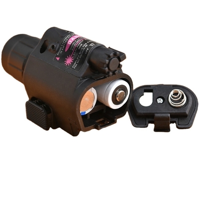 650nm longitud de onda 5mw potencia de salida linterna LED y visión láser roja