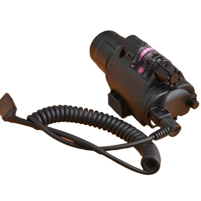 650nm longitud de onda 5mw potencia de salida linterna LED y visión láser roja