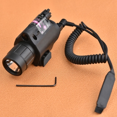 650nm longitud de onda 5mw potencia de salida linterna LED y visión láser roja