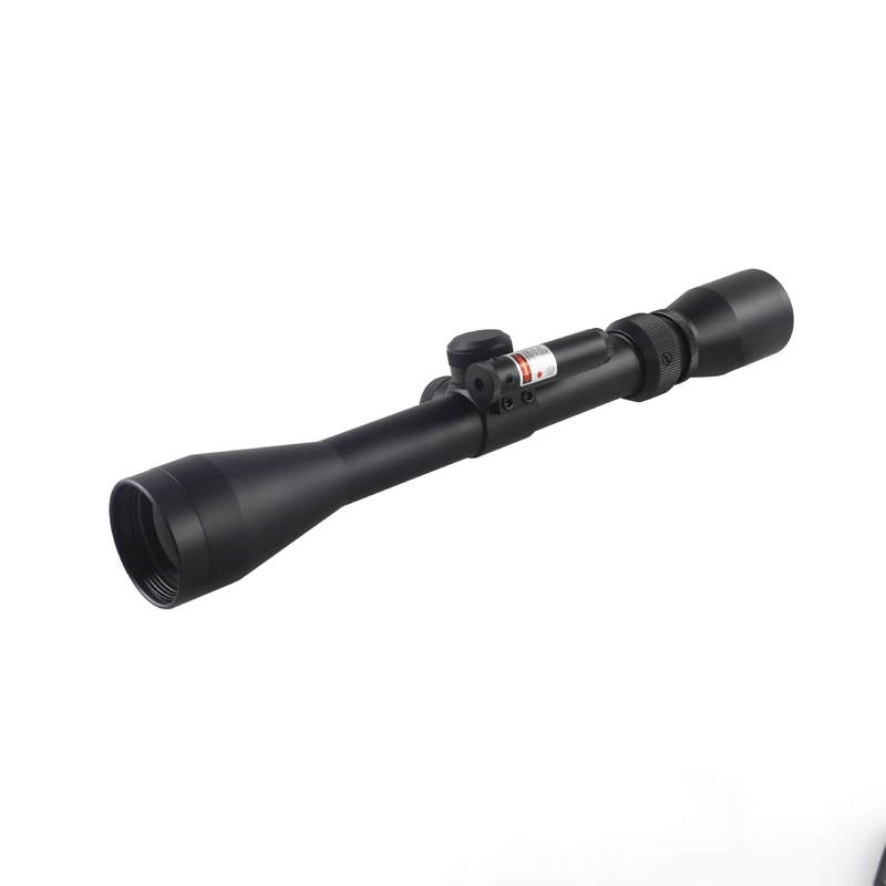 310 mm de longitud óptica de caza 3-9x40 con láser rojo pequeño y 11 mm/22 mm de anchura de la base