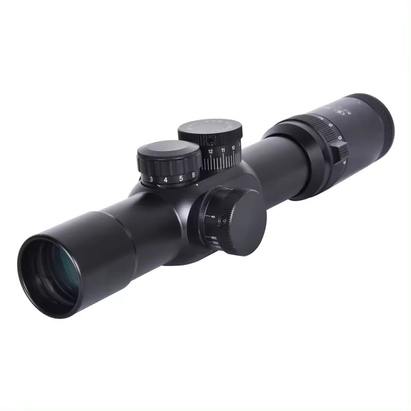 Lente objetivo de 32 mm Diámetro Alcance de caza 2-12x32 SFIR FFP Alcance rojo y verde Tubo de 35 mm