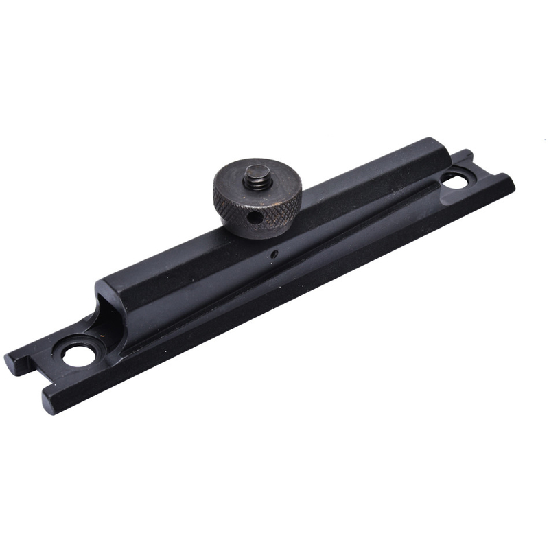 Base de aluminio negro mate 21 mm montaje de alcance de caza con conector de nuez de pulgar.