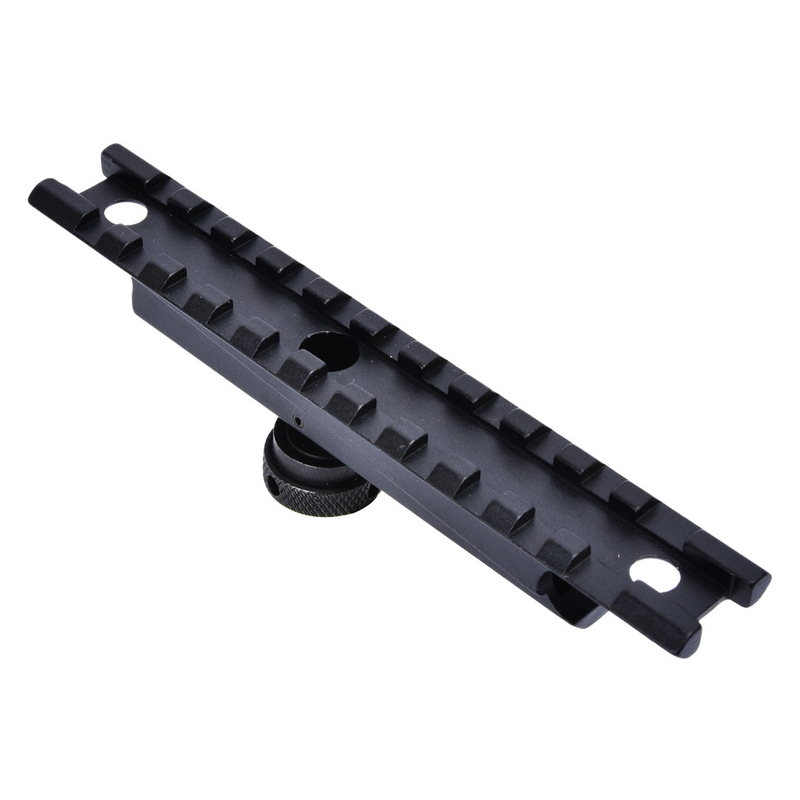 Espejo táctico negro mate Montaje de ranura de 11 mm Mantenimiento de manija de transporte Adaptador de montaje Fácil instalación