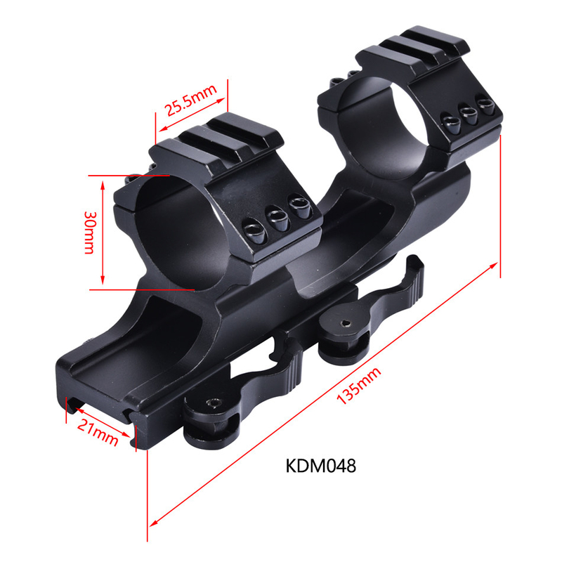 Altura de la silla de montar 21 mm QD Adaptación para 22 mm de aleación de aluminio montaje rápidamente desmontable