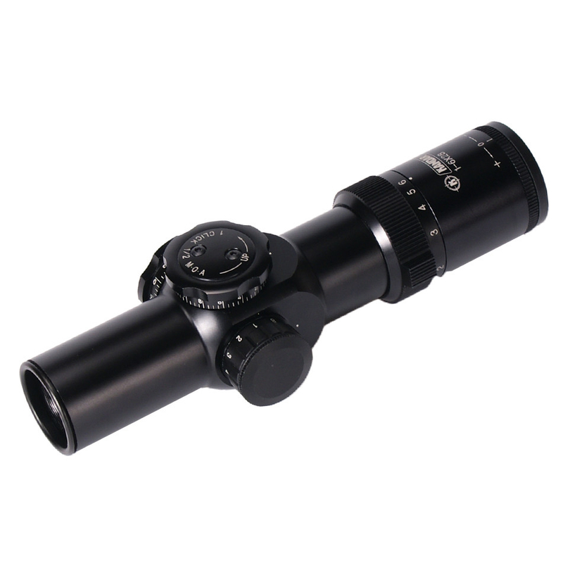 1-6x28 IRF óptica variable FFP alcance para el tipo de retícula BDC y parallax 100YDS