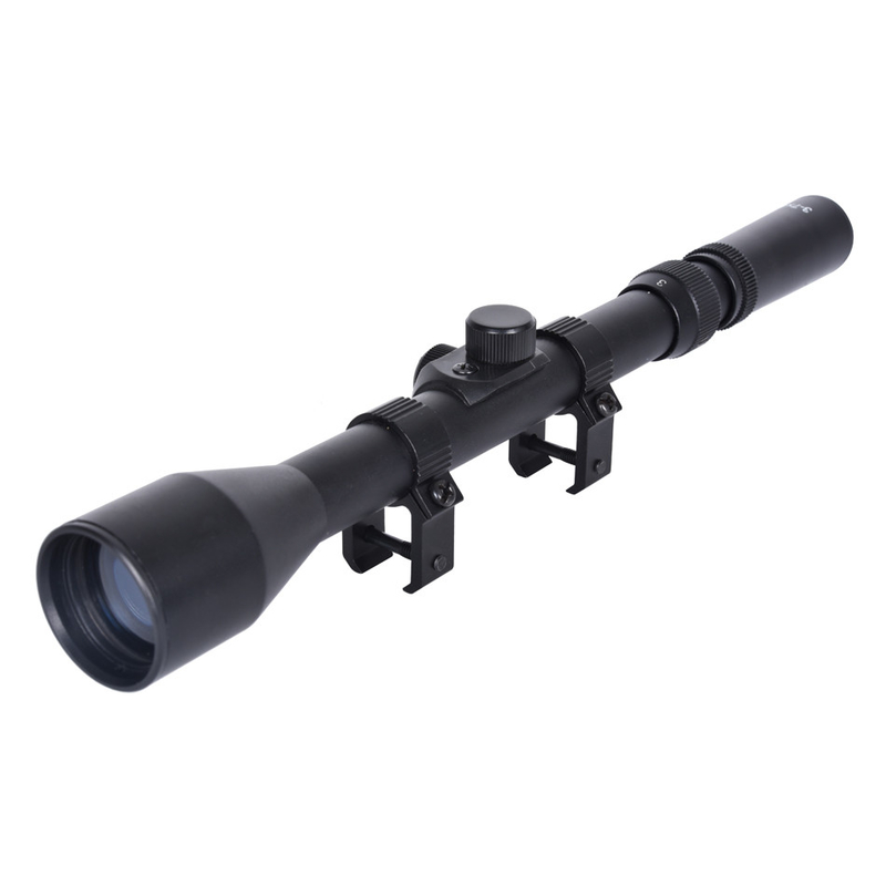 3-7x28 Alcance óptico de alta potencia para caza y tiro táctico en negro/camuflaje
