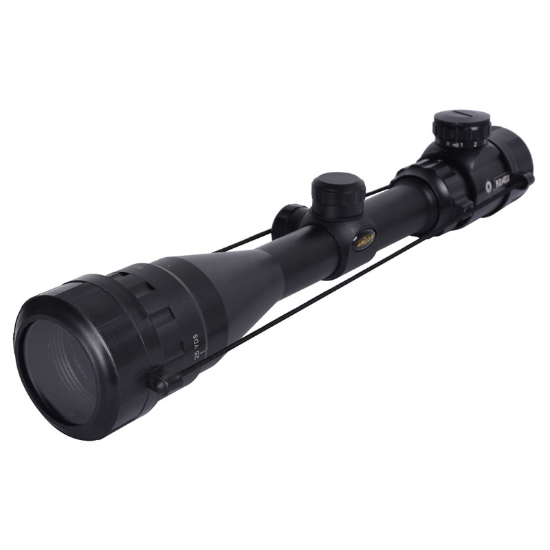 Fotografía al aire libre 3-9x40 Alcance con visión iluminada RGB y lente objetivo de 40 mm