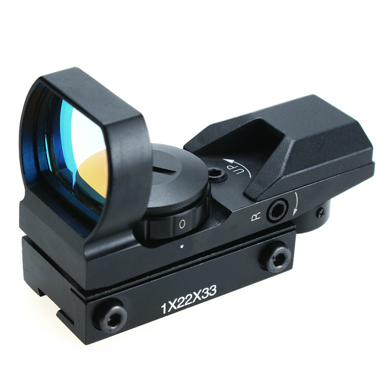 1x22x33 Red Green Dot 4 Reticle Reflex Vision Mejora tu precisión y velocidad de disparo