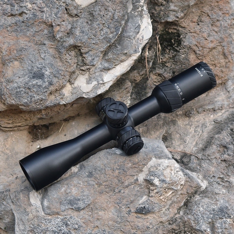 0 Potencia máxima de salida 2-16x44 SFIR Alcance de caza Luz Rojo Verde Vista óptica de largo alcance